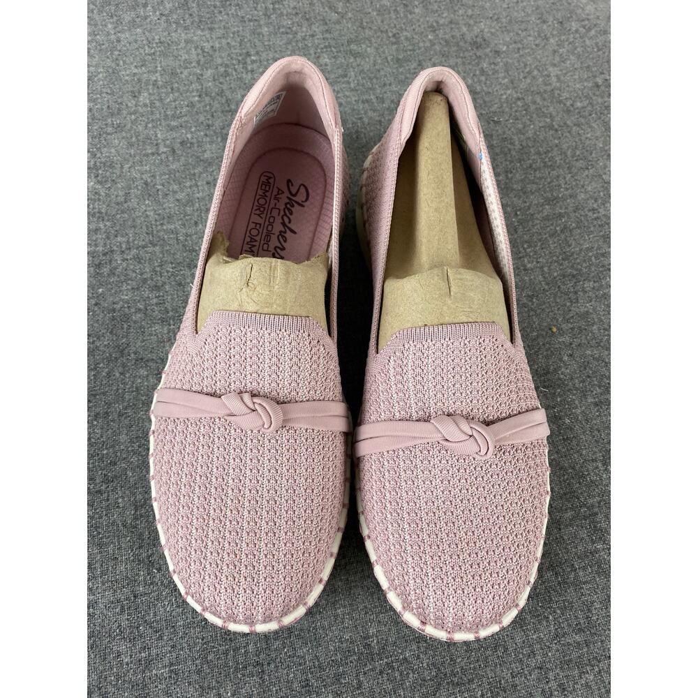 SKECHERS Sepulveda KNOT Overlay Slip On Mauve Shoes Women’s 8.5M Casual COMFORT - Picture 5 of 11